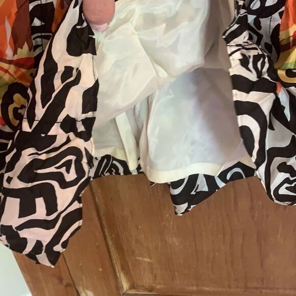 Phoebe Couture B/W Butterfly midi halter silk dress - Picture 7 of 11